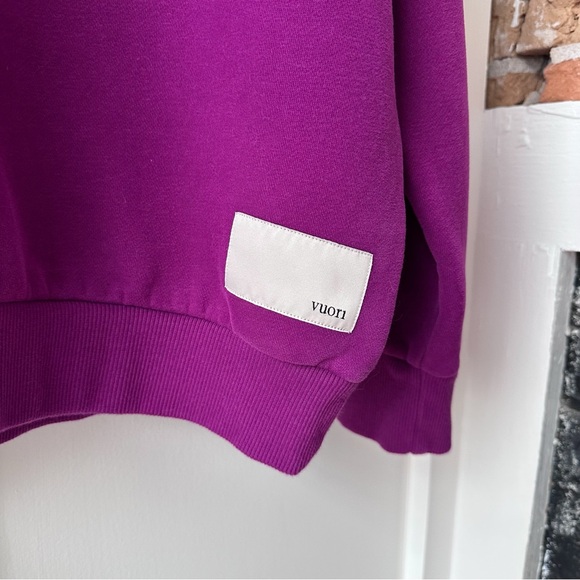 VUORI purple restore oversized crewneck sweatshirt 2.0 - Picture 5 of 8